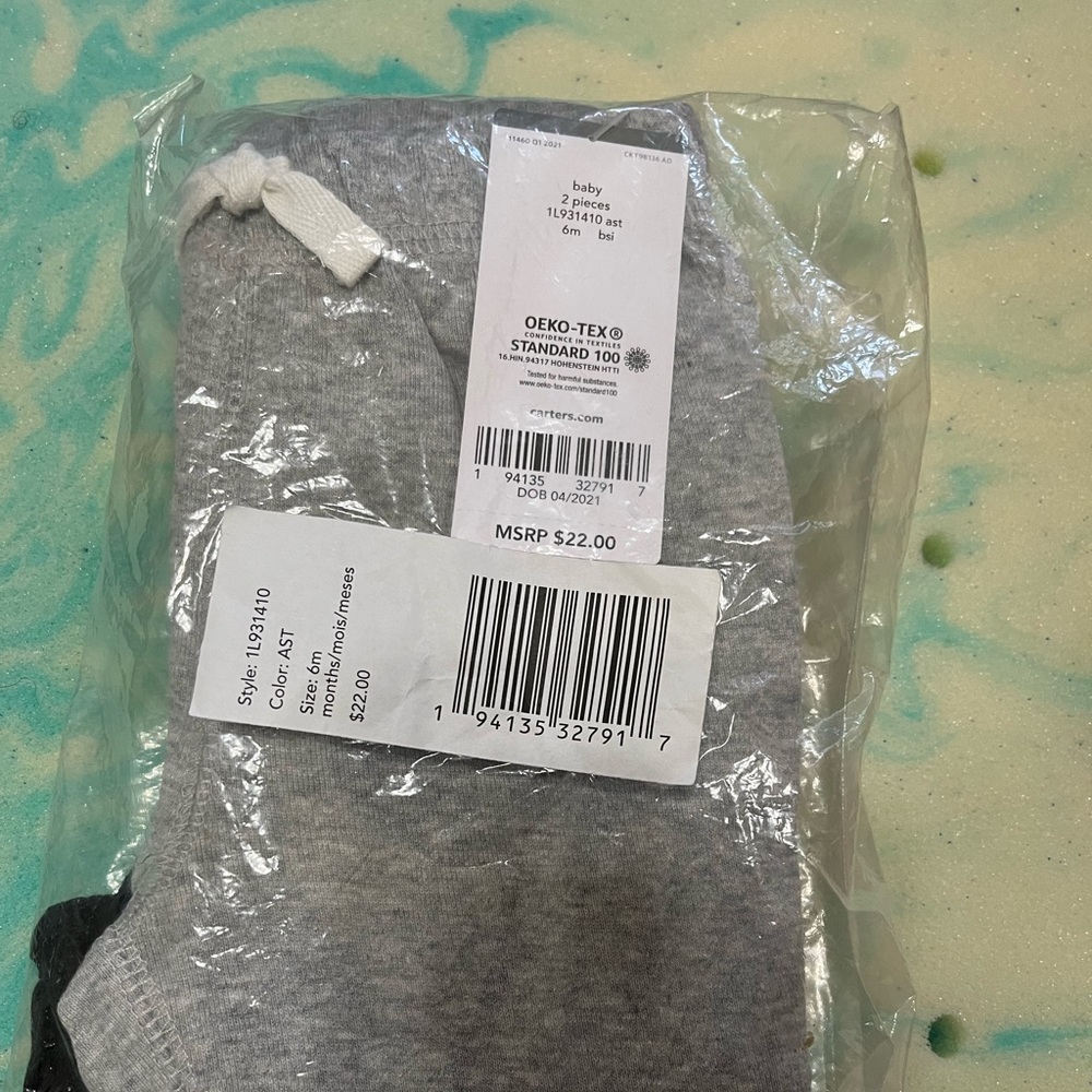 Joggers grey and blue